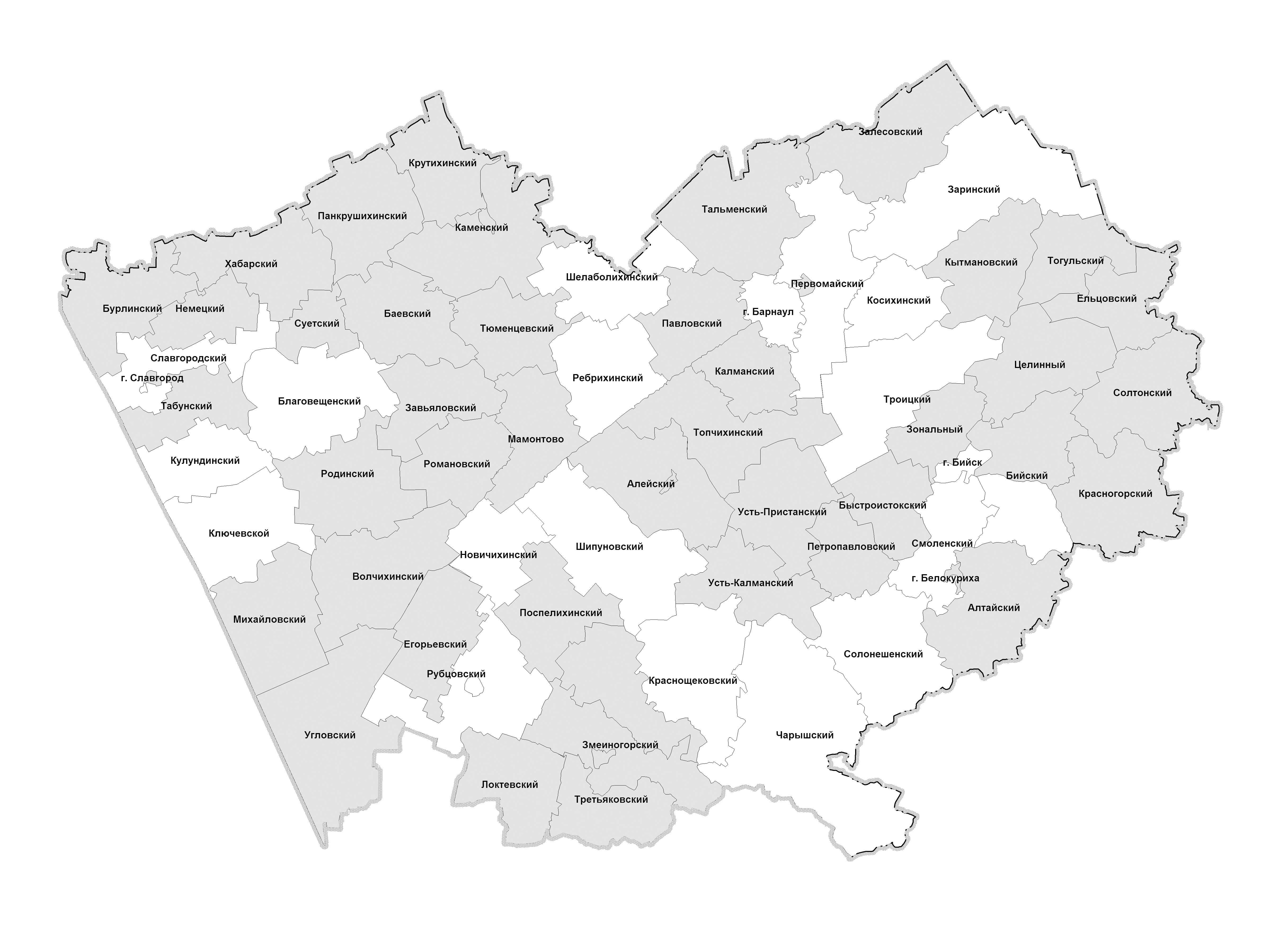 Кадастровая карта алтайского края 2024