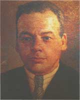 Портрет хирурга Александра Чеглецова, фрагмент картины неизвестного художника
