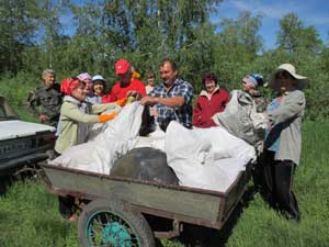 Жители Хабарского района поддержали Всероссийскую акцию «Нашим рекам и озёрам – чистые берега!»