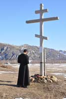 В селе Тигирек освящён поклонный крест